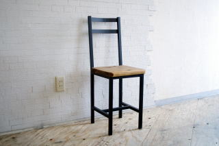 アイアンチェアーS2　椅子　軽量　シンプル　鉄　いのか家具