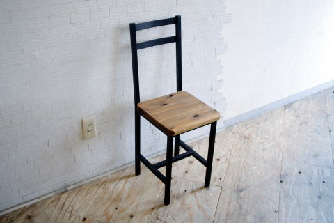 アイアンチェアーS2　椅子　軽量　シンプル　鉄　アイアン家具　いのか家具